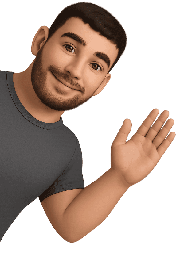 Ryan Leather avatar waving animated