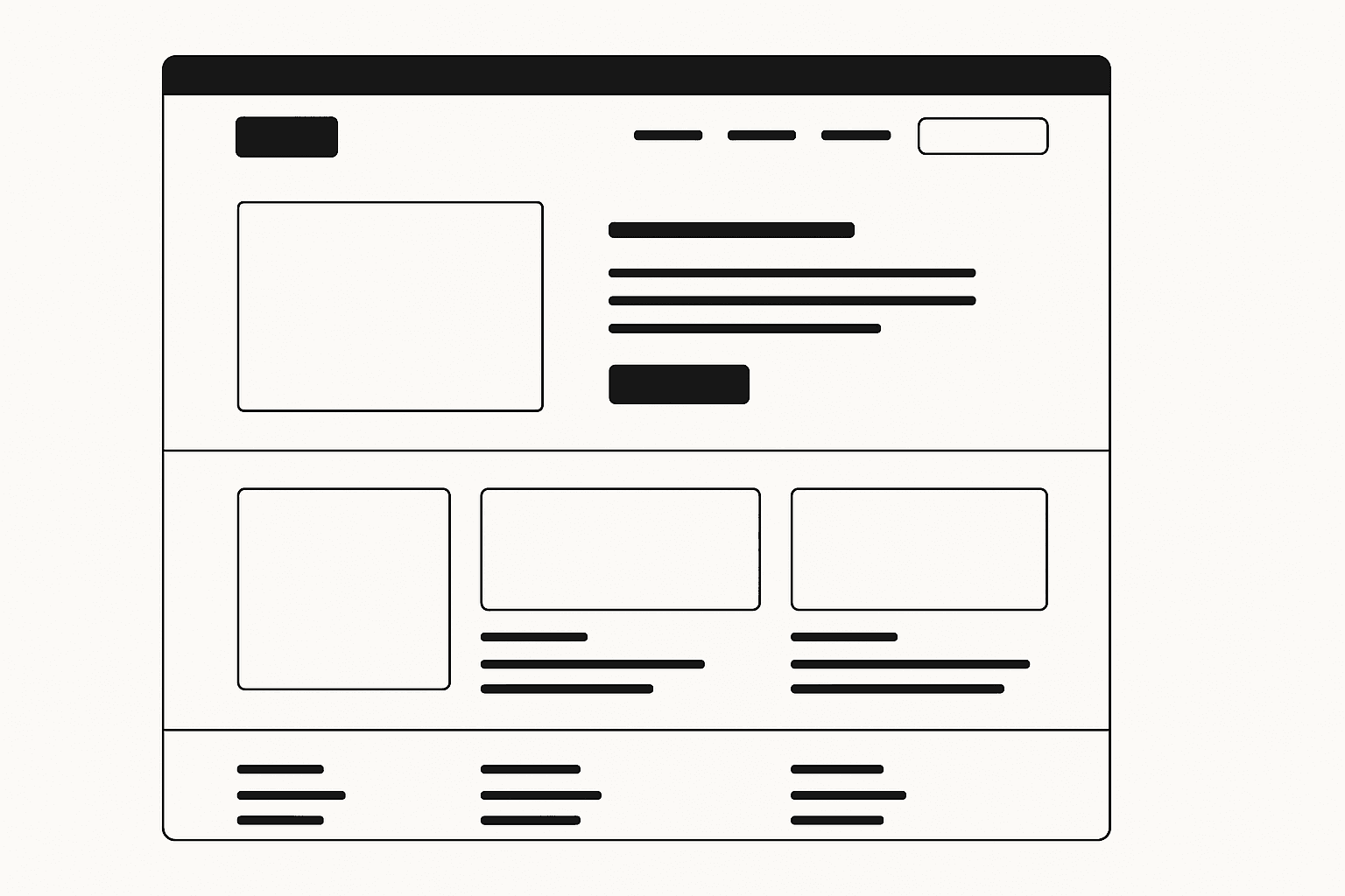 Preview of a generic website